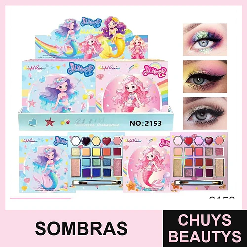 Paletas De Sombras Para Niñas De 18 Colores 2153 - Chuys Beautys | Chuys Beautys