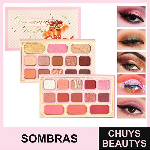 Paleta de Sombras Cherry Pie de 26 colores - Chuys Beautys | Chuys Beautys