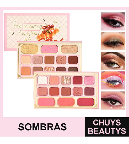Paleta de Sombras Cherry Pie de 26 colores
