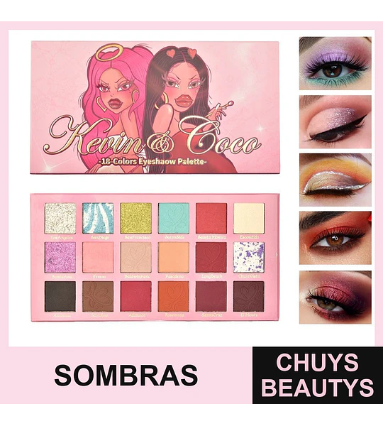 Paleta de Sombras City of Light 18 Colores
