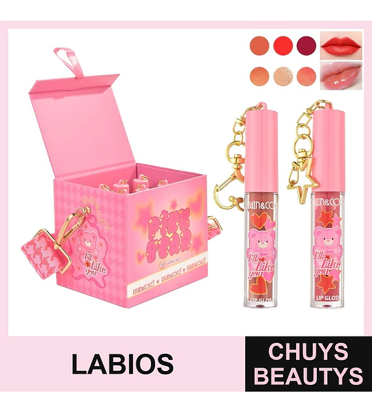 Set de Brillos Labiales 6pcs