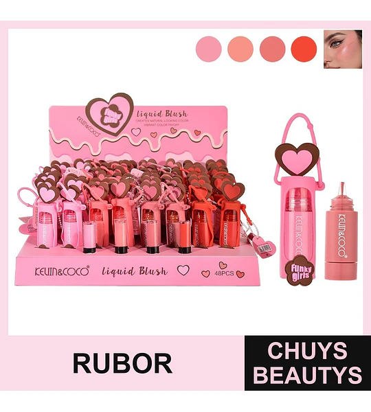 Rubor Liquido Funky Girls