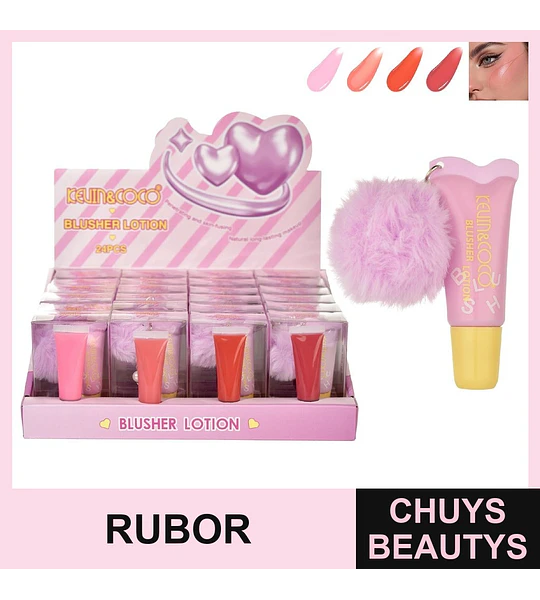Rubor Liquido con Pompom