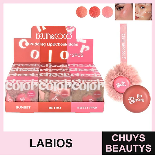 Crema de Labios y Mejillas Lip Cheek 3 Colores - Chuys Beautys | Chuys Beautys