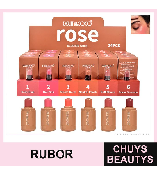 Rubores Cremosos En 6 Tonos