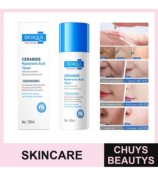 Tónico Hidratante Con Ceramidas Y Ácido Hialurónico 102Ml