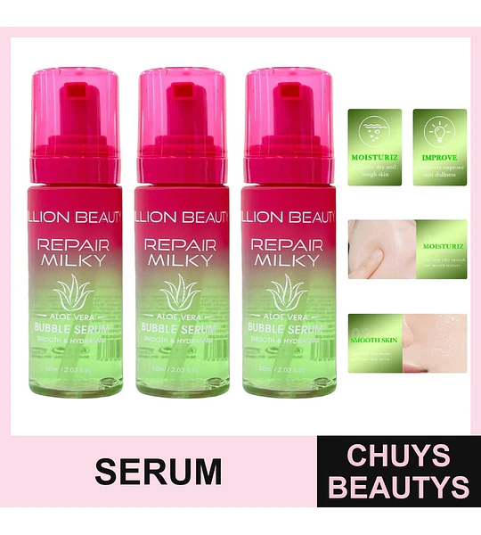 Serum Facial Con Burbujas De Aloe