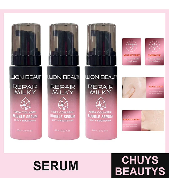 Serum Facial Con Burbujas De Leche