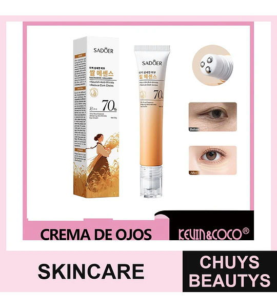 Crema Blanqueadora Antiarrugas Contorno de Ojos