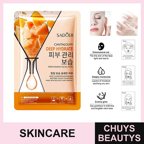 Mascarilla hidratante de melón dulce SADOER 25ml - Chuys Beautys | Chuys Beautys