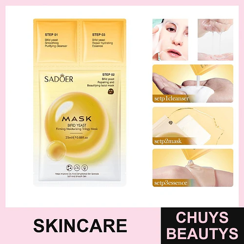 Mascarilla reafirmante de 3 pasos con lisado de fermento de bifida SADOER 25g - Chuys Beautys | Chuys Beautys