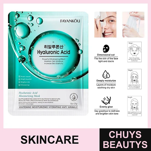 Mascarilla hidratante con ácido hialurónico FAYANKOU 25g - Chuys Beautys | Chuys Beautys