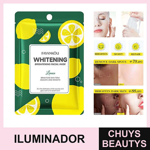 Mascarilla facial blanqueadora e iluminadora de limón FAYANKOU 25ml - Chuys Beautys | Chuys Beautys