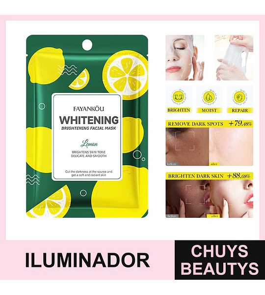 Mascarilla facial blanqueadora e iluminadora de limón FAYANKOU 25ml