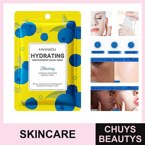 Mascarilla hidratante y humectante de arándanos FAYANKOU 25ml - Chuys Beautys | Chuys Beautys