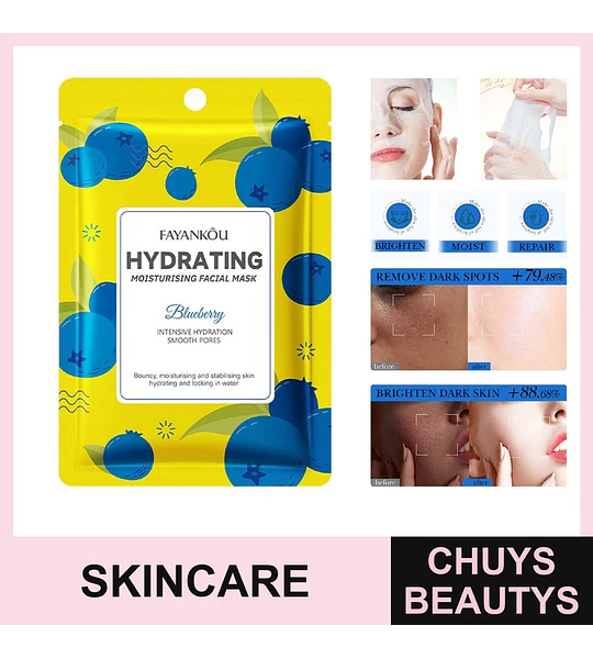 Mascarilla hidratante y humectante de arándanos FAYANKOU 25ml