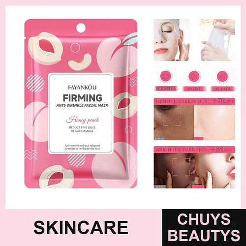 Mascarilla reafirmante y antiarrugas de melocotón FAYANKOU 25ml - Chuys Beautys | Chuys Beautys