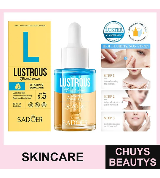 SADOER Double Layer Essence Skincare - VC Squalane 30ml