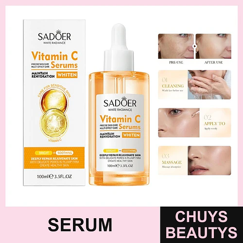 SADOER Sérum de Vitamina C 100ml - Chuys Beautys | Chuys Beautys