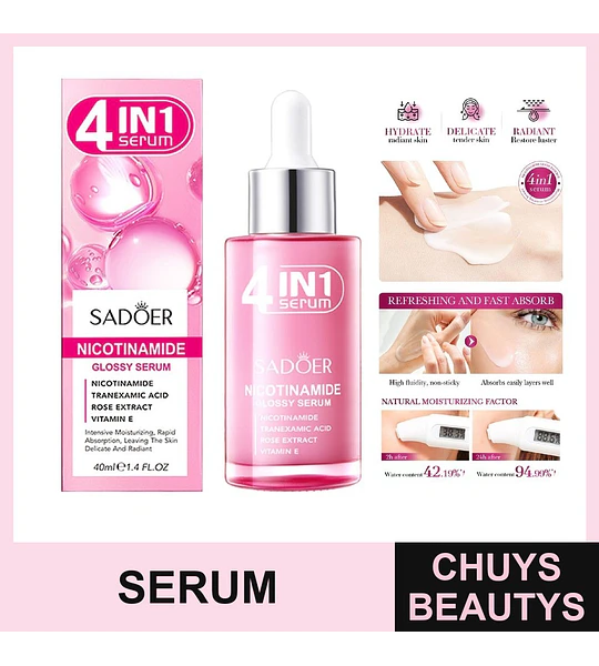 Serum Facial Calmante de Centella Asiática 4en1 De 40ml SD51684