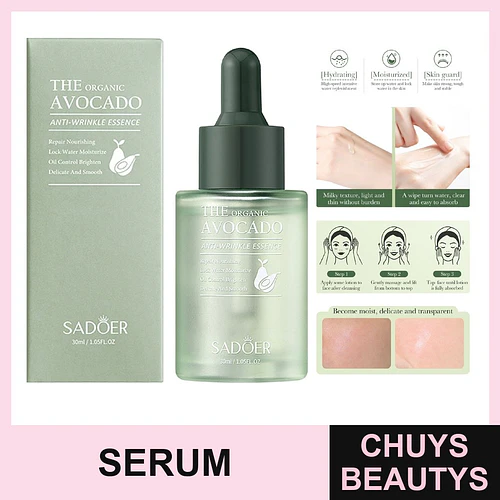 Serum Facial Antiarrugas De Aguacate Orgánico De 30ml - Chuys Beautys | Chuys Beautys