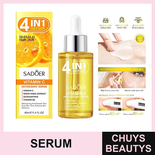 Serum Facial Antioxidante Con Vitamina C De 40ml - Chuys Beautys | Chuys Beautys