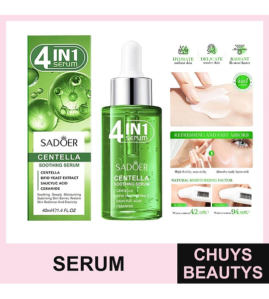 Serum Facial Calmante de Centella Asiática 4en1 De 40ml SD75628