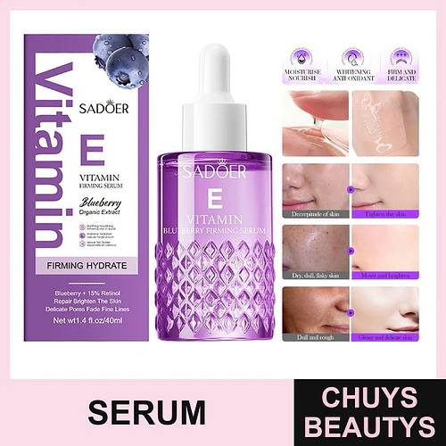Serum Facial De Arándanos Con Vitamina E De 40ml - Chuys Beautys | Chuys Beautys