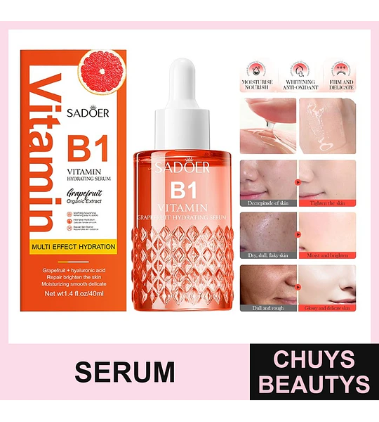 Serum Facial De Pomelo Con Vitamina B1 De 40ml
