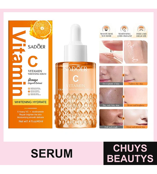 Serum Facial De Naranja Con Vitamina C De 40ml
