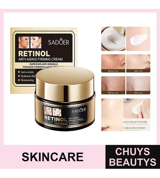 Crema Reafirmante Antiedad De Retinol 50g