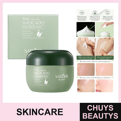 Crema Hidratante De Aguacate Orgánico De 50g - Chuys Beautys | Chuys Beautys