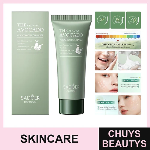 Limpiador Facial de Aguacate Orgánico De 100g - Chuys Beautys | Chuys Beautys