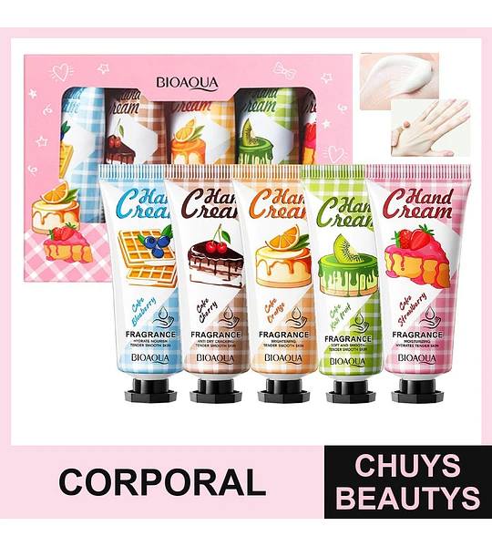 Set De Cremas De Manos Hidratantes Perfumadas De 5pcs