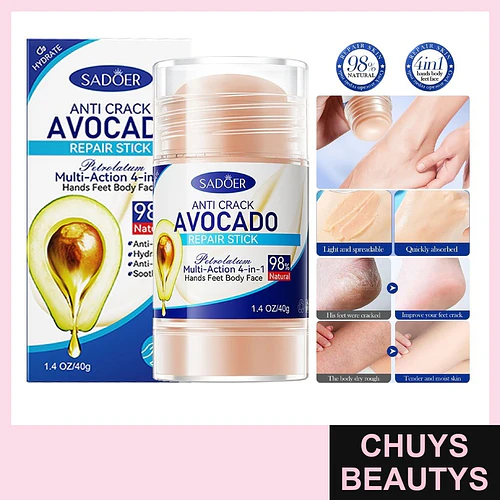 Barra Reparadora y Antigrietas de Aguacate y Vaselina 40g - Chuys Beautys | Chuys Beautys