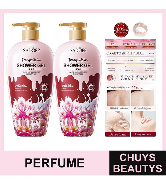 Gel de Ducha Con Perfume De Loto Blanco De 1000ml