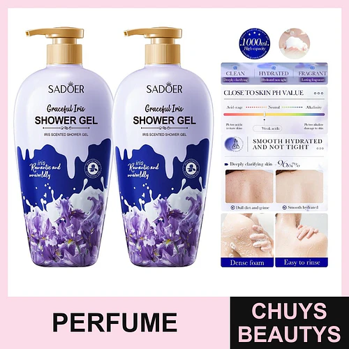 Gel de Ducha Con Perfume De Iris De 1000ml - Chuys Beautys | Chuys Beautys