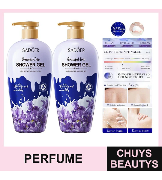 Gel de Ducha Con Perfume De Iris De 1000ml