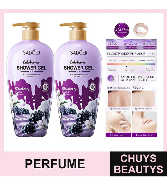 Gel de Ducha Con Perfume De Moras De 1000ml