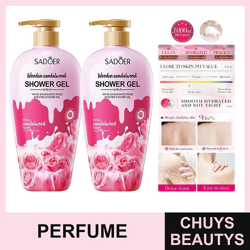 Gel de Ducha Con Perfume De Sándalo y Rosas De 1000ml - Chuys Beautys | Chuys Beautys