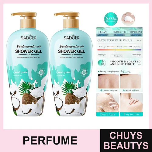 Gel de Ducha Con Perfume De Coco De 1000ml - Chuys Beautys | Chuys Beautys