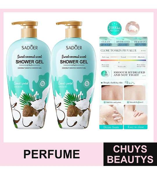 Gel de Ducha Con Perfume De Coco De 1000ml