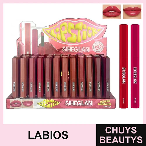 Lapiz Labial Con 12 Colores - Chuys Beautys | Chuys Beautys
