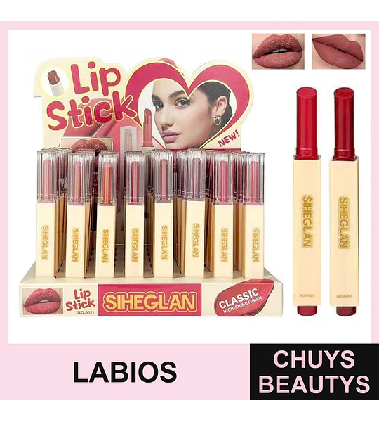 Lapiz Labial De 8 Colores