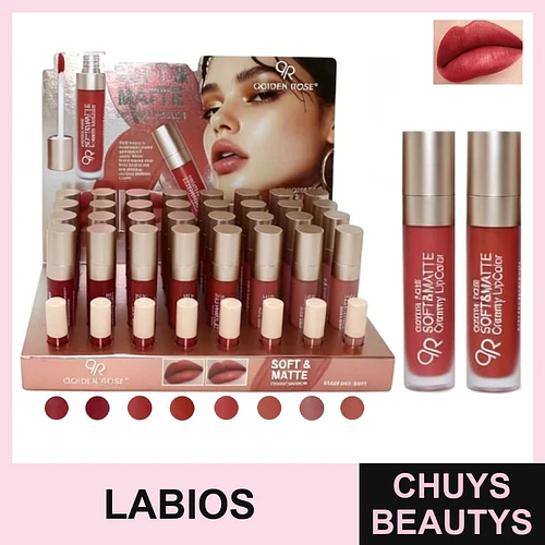 Brillo de Labios Cremoso Efecto Matte 6 Colores - Chuys Beautys | Chuys Beautys