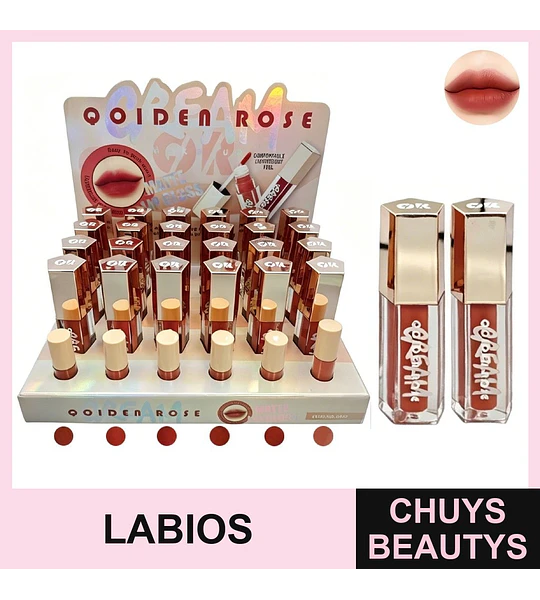 Brillo de Labios Matte 6 Colores