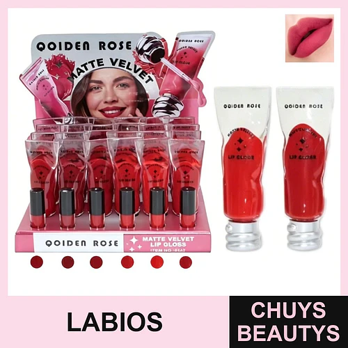 Brilo De Labios Rojo Crepúsculo 6 Colores - Chuys Beautys | Chuys Beautys