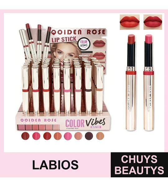 Lapiz Labial 8 Colores