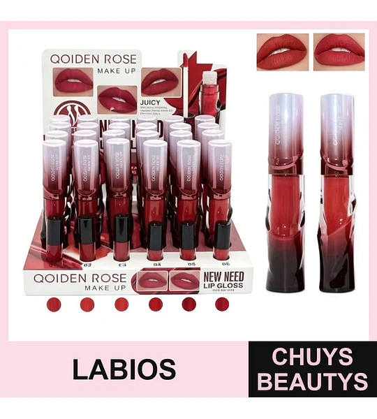 Brillo de Labios Juicy Efecto Matte 6 Colores