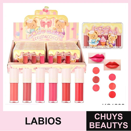 Set de Brillos de Labios Coco Bear - Chuys Beautys | Chuys Beautys